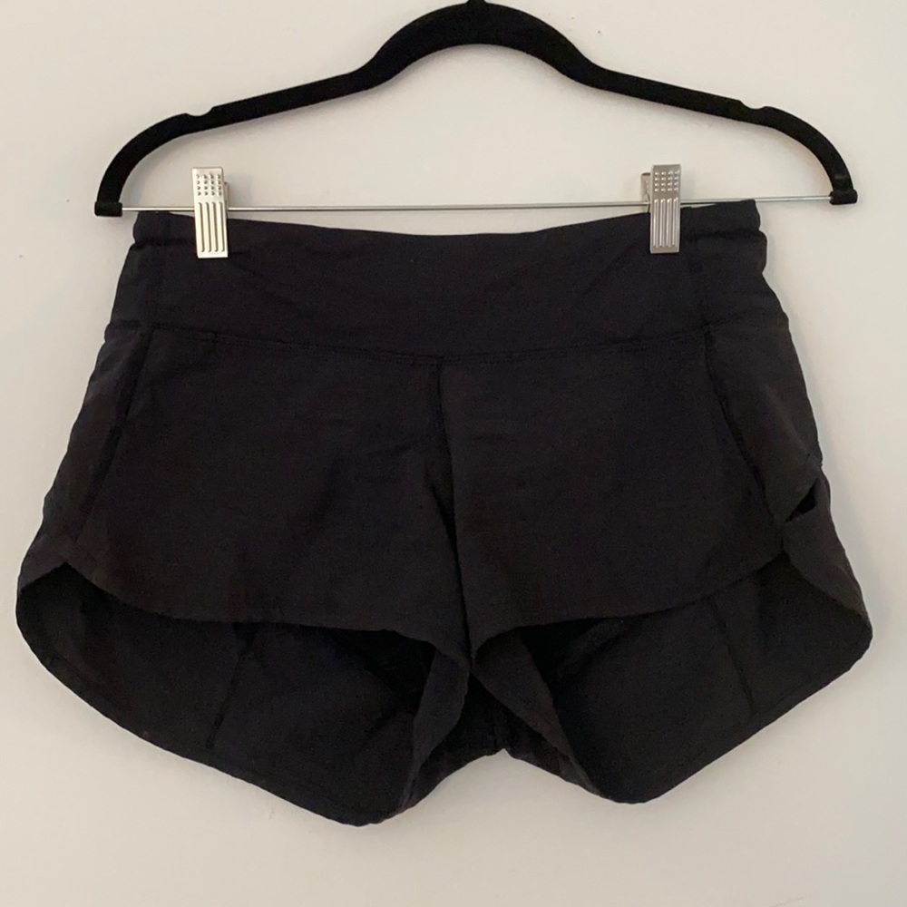 Black lululemon shorts